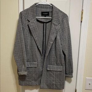 Liverpool Gray Plaid Blazer